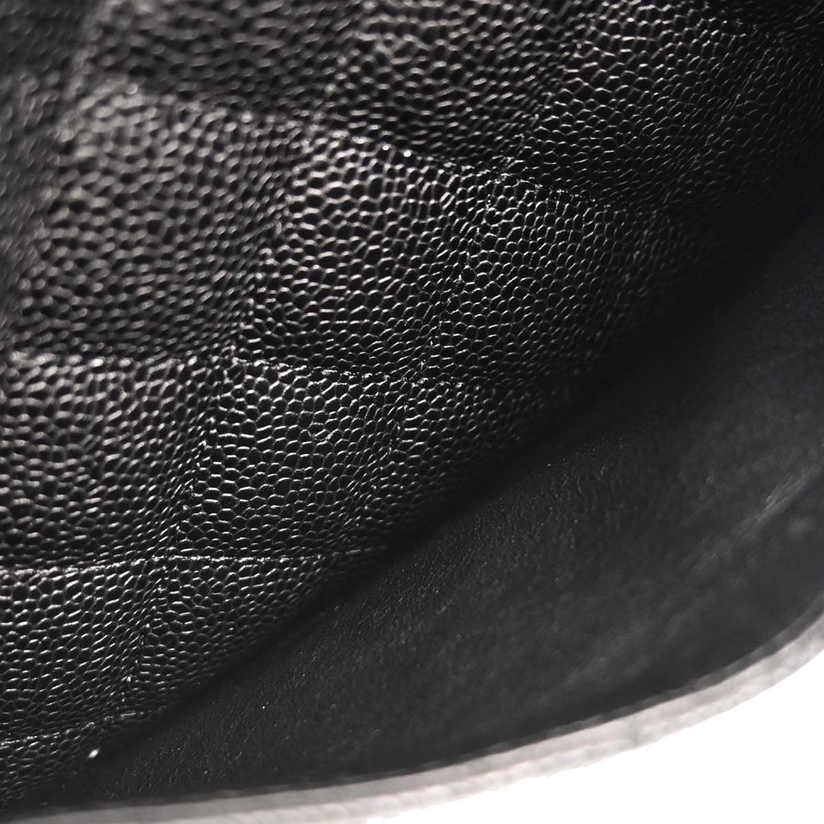 Chanel 2003-2004 Black Caviar Skin Hobo Handbag