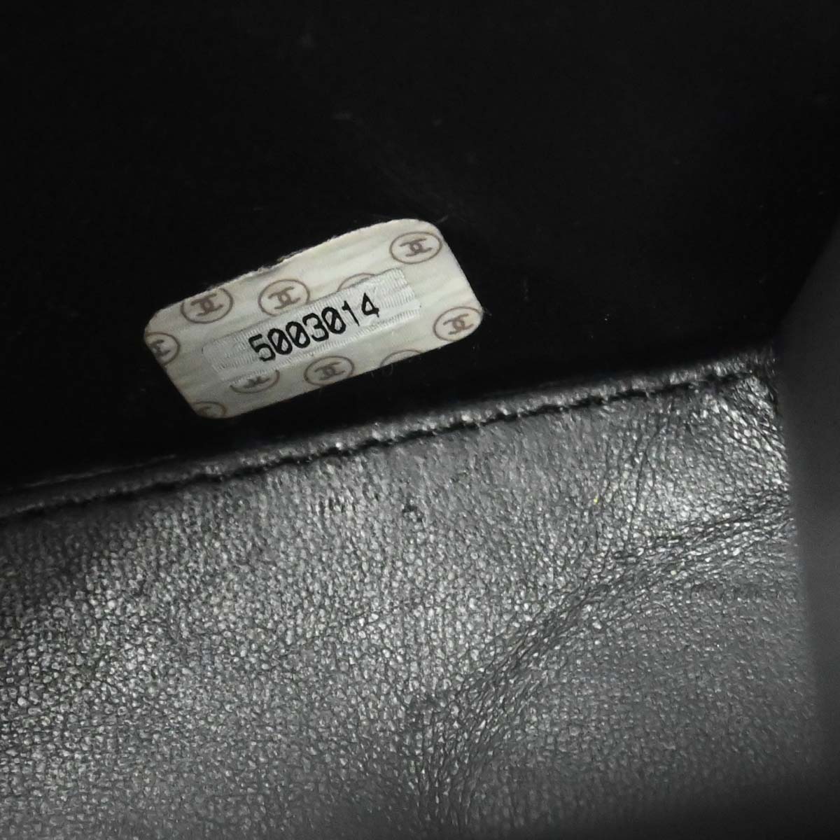 Chanel 1997-1999 Black Caviar Skin Tote Handbag