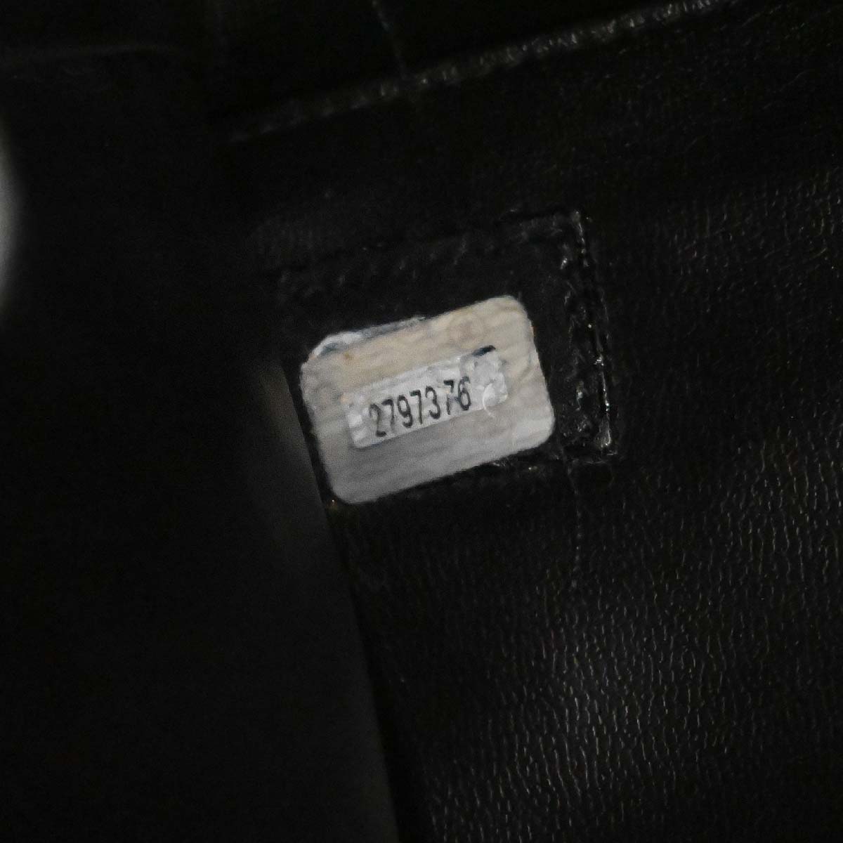 Chanel 1991-1994 Black Lambskin Bicolore Supermodel Shoulder Bag