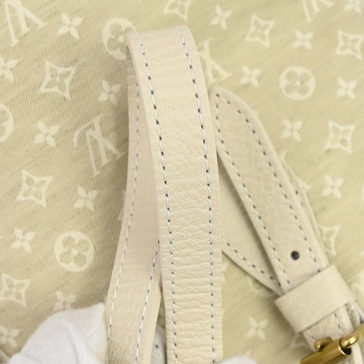 Louis Vuitton Monogram Mini Lin Bucket PM Tote Handbag M95316