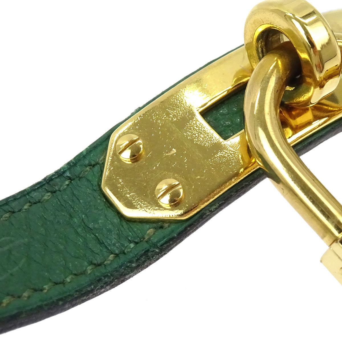 Hermes Kelly Watch Quartz Watch Green Courchevel #M