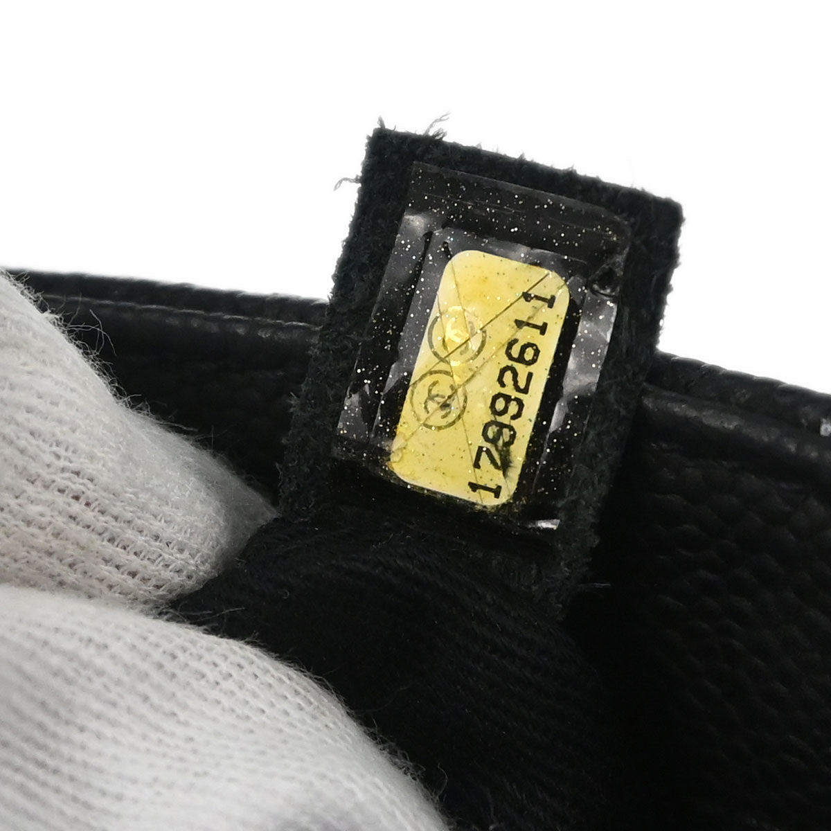 Chanel Black Caviar Skin Straight Flap Shoulder Bag