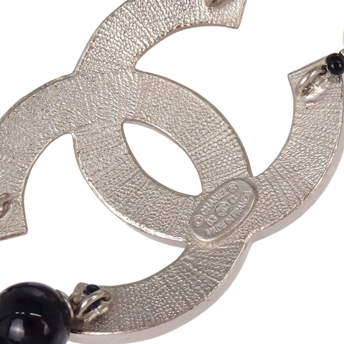 Chanel Costume Pearl Necklace Rhinestone 03C