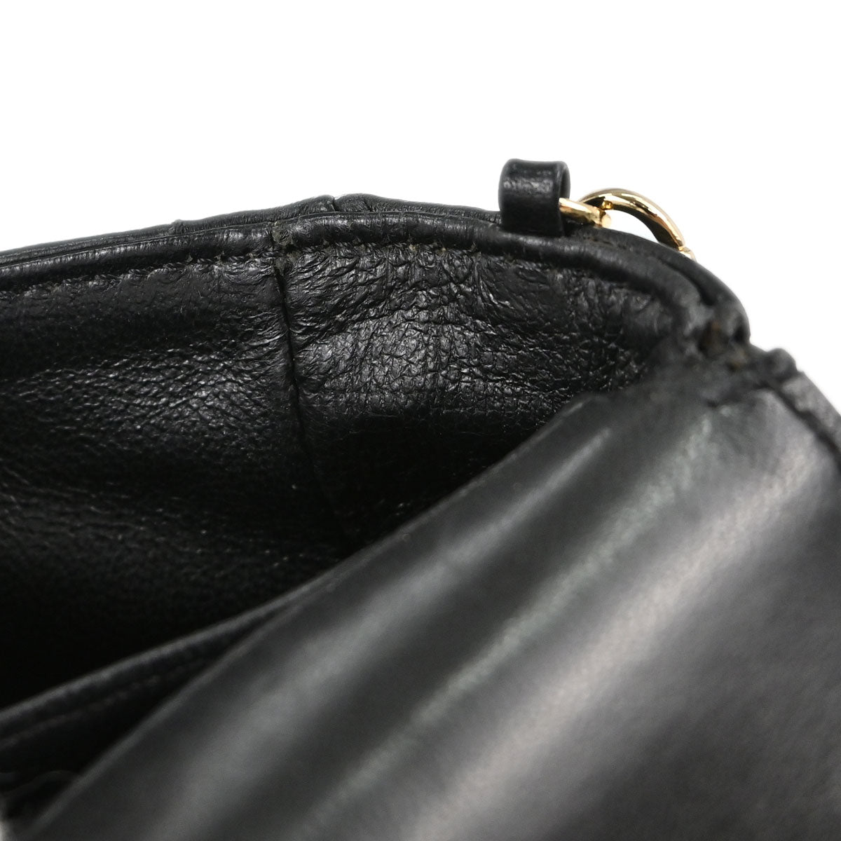 Chanel 2003-2004 Black Lambskin Choco Bar East West Shoulder Bag