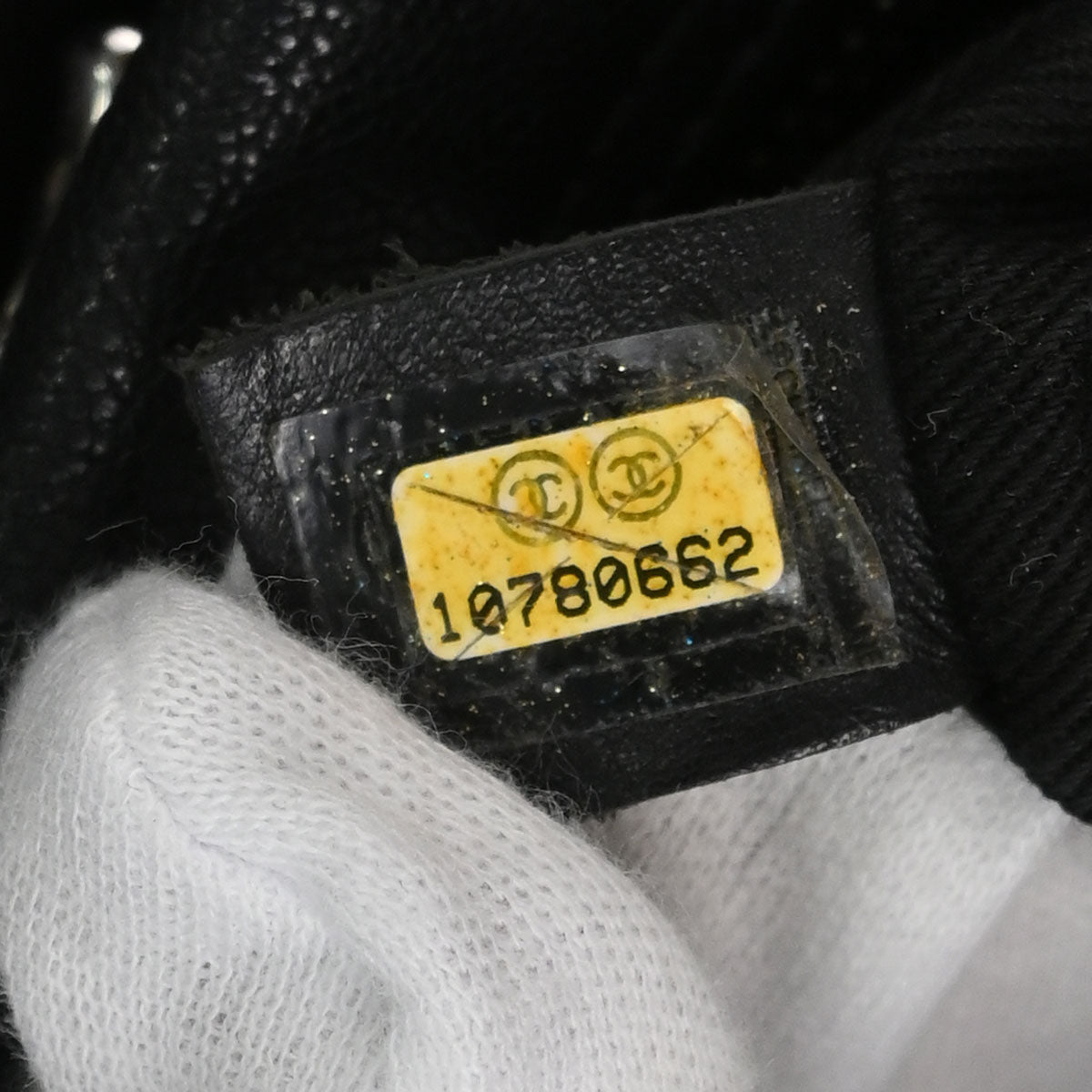 Chanel Black Calfskin Diamond Stitch Tote Handbag