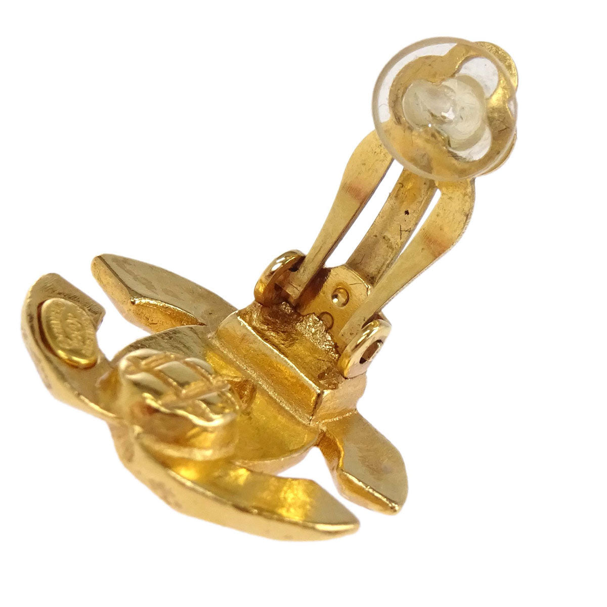 Chanel CC Clip-On Earrings Gold 99P