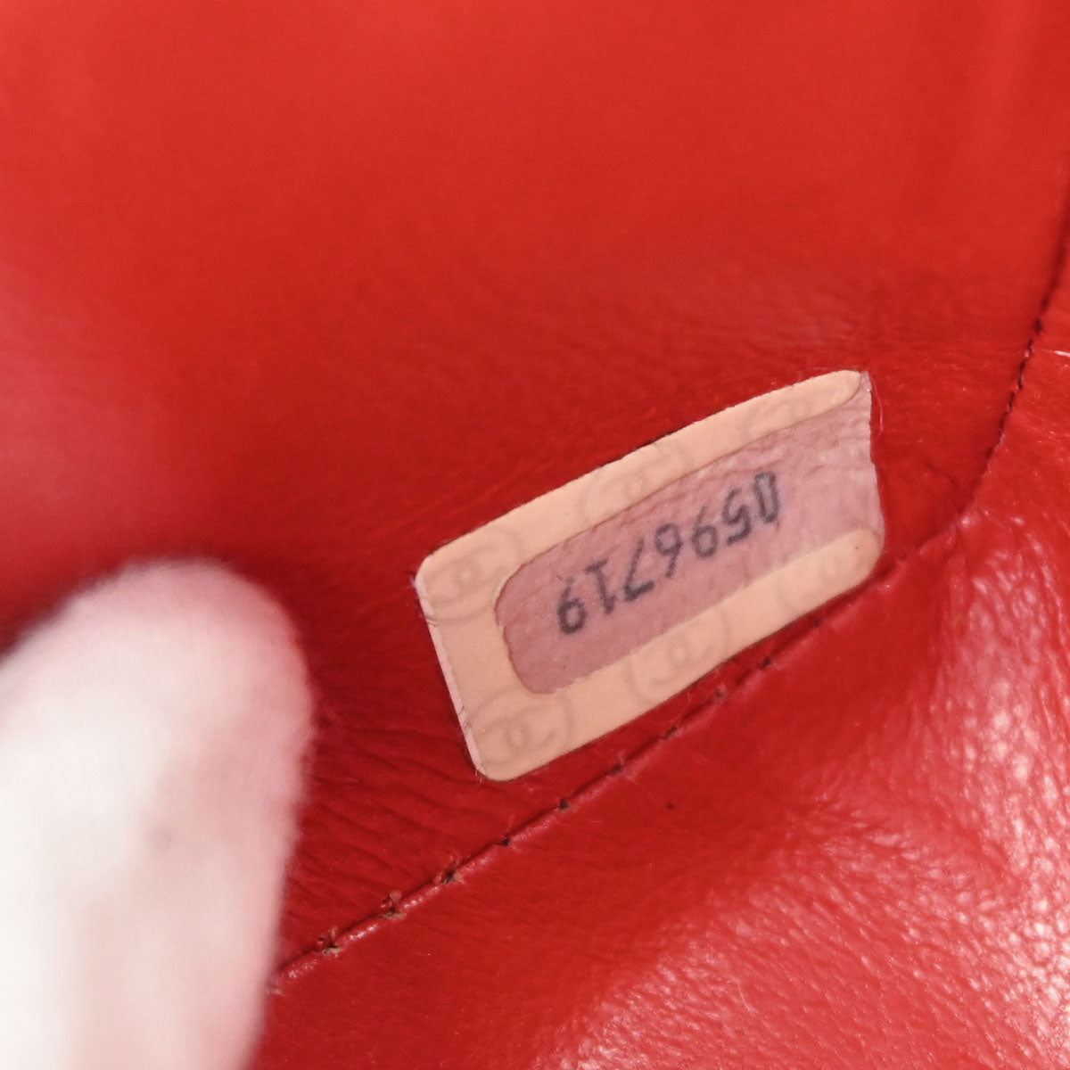 Chanel * 1986-1988 Red Lizard Mini Classic Square Flap Shoulder Bag 17