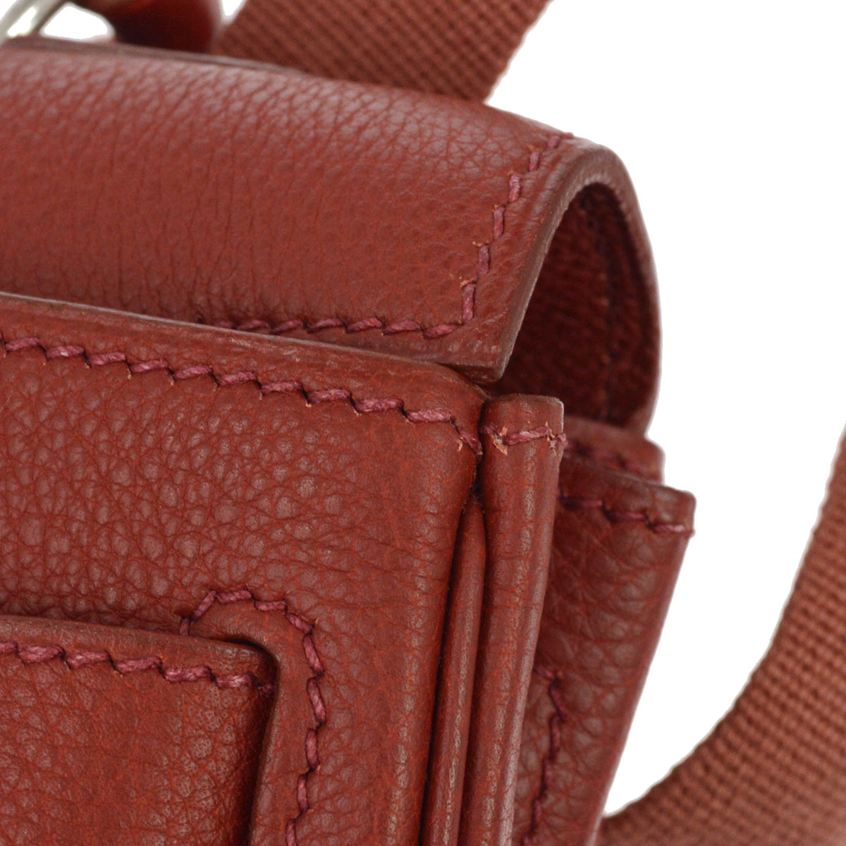 Hermes Rouge Venitienne Togo Kelly A Dos GM Backpack