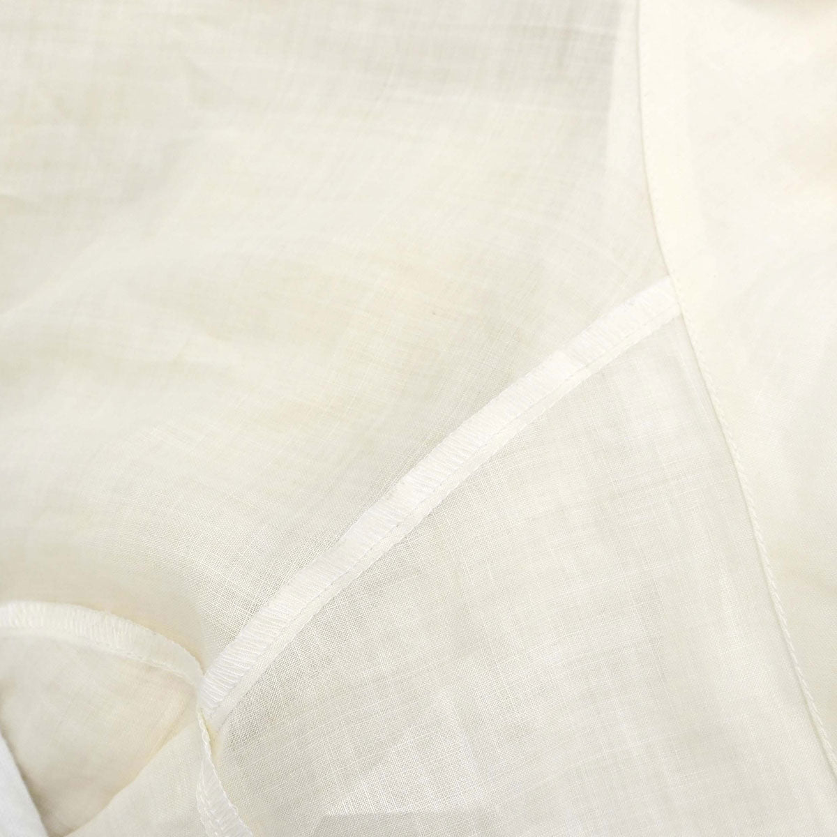 Chanel 1999 Sheer Blouse Shirt Ivory #38
