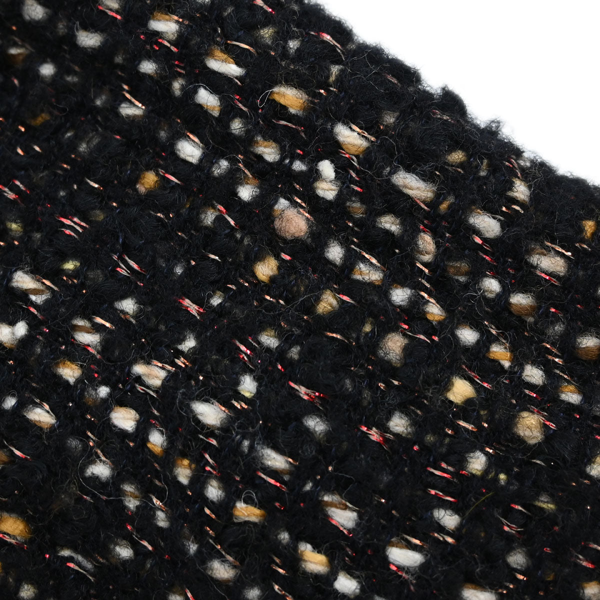 Chanel 2003 Mink Fur Trim Tweed Jacket #46