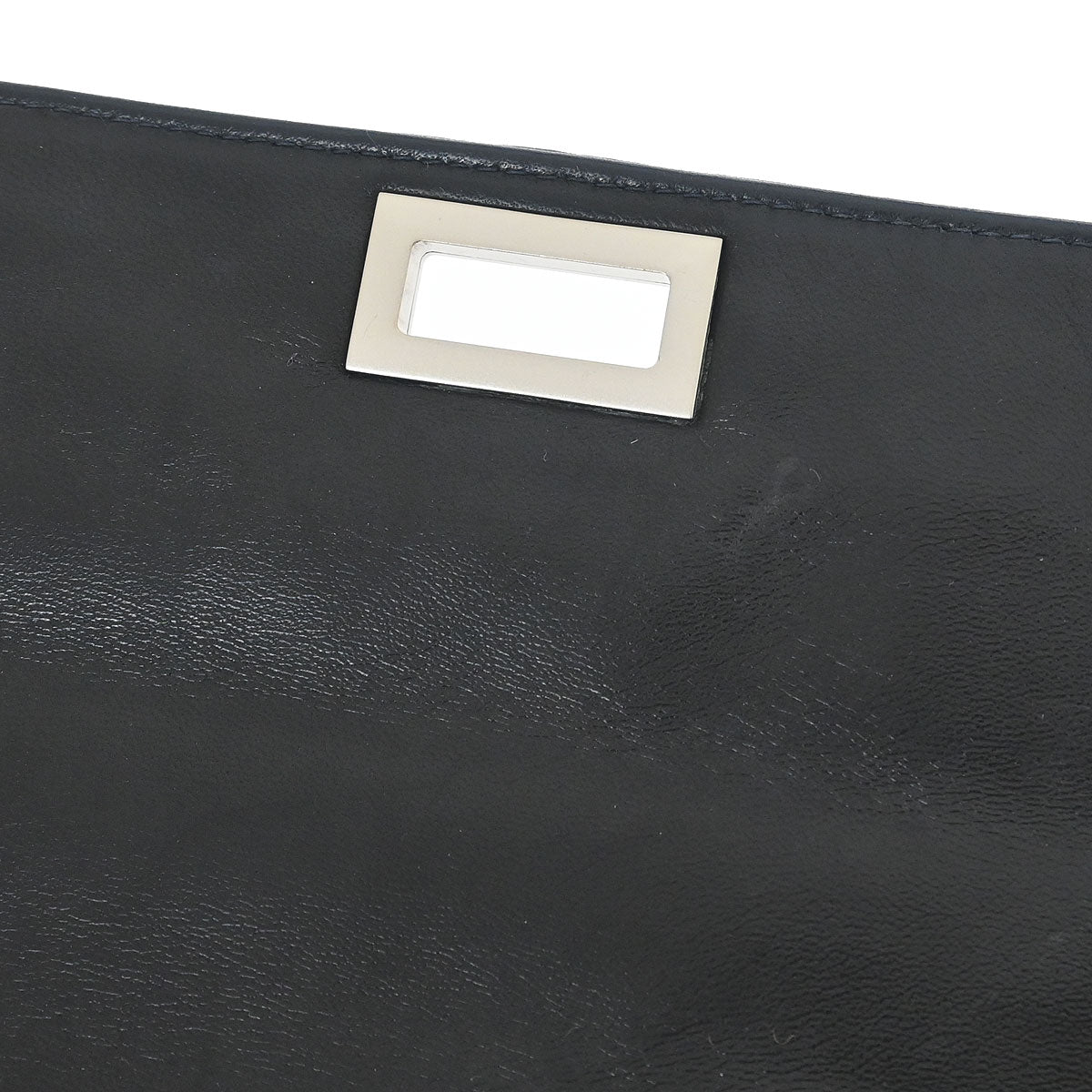 Chanel 1997-1999 Black Lambskin Coco Bar Mademoiselle Lock Shoulder Bag