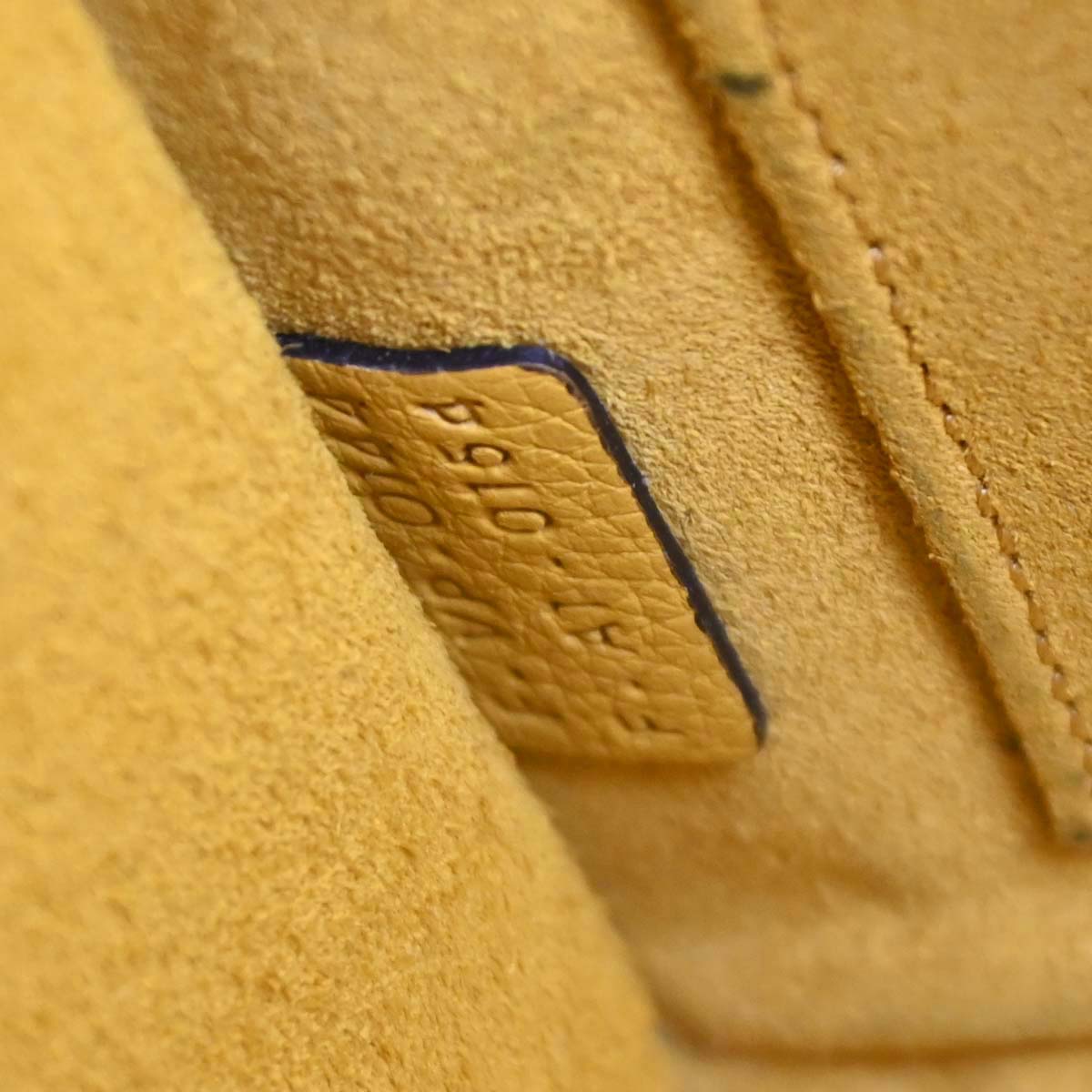 Celine Yellow Leather Nano Luggage Tote Shoulder Bag