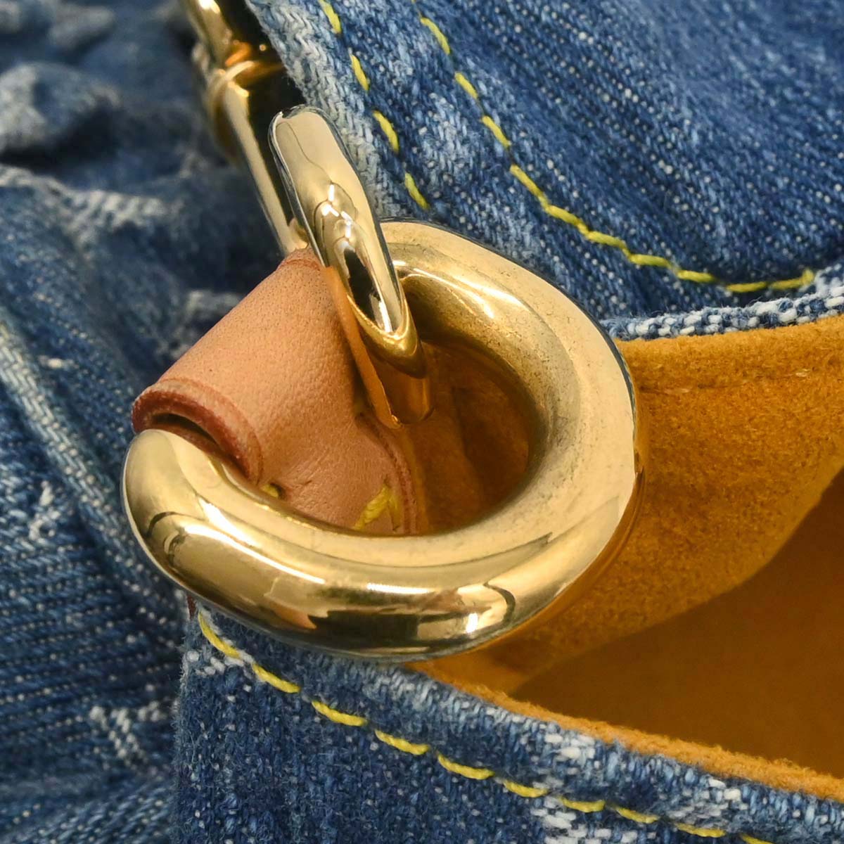 Louis Vuitton Blue Monogram Denim Mini Pleaty Handbag M95050
