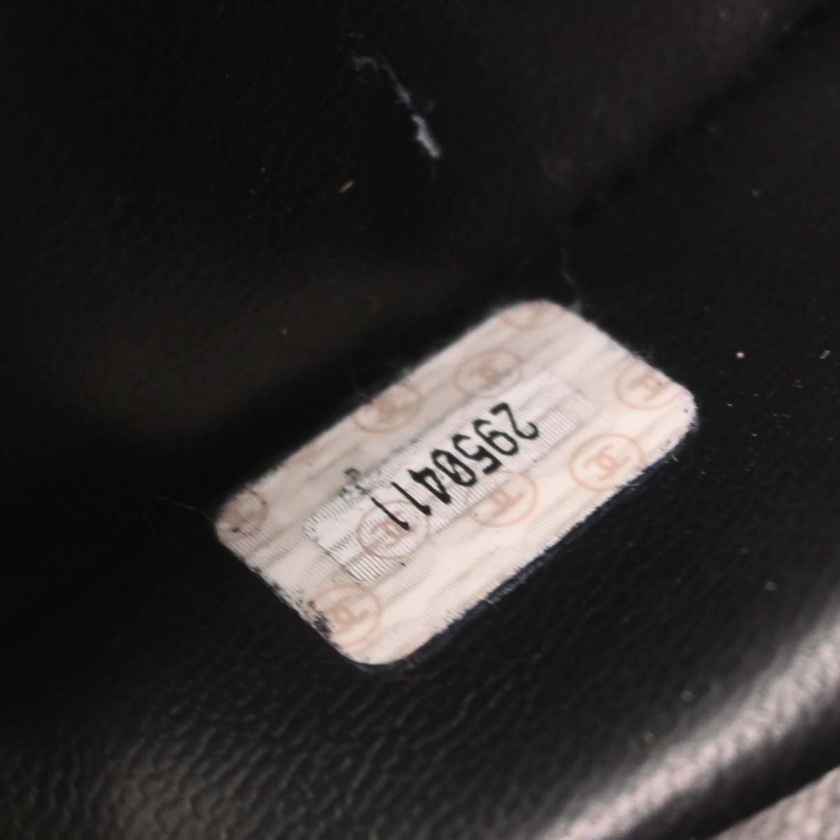 Chanel 1991-1994 Black Caviar Skin Triple CC Shoulder Tote Bag