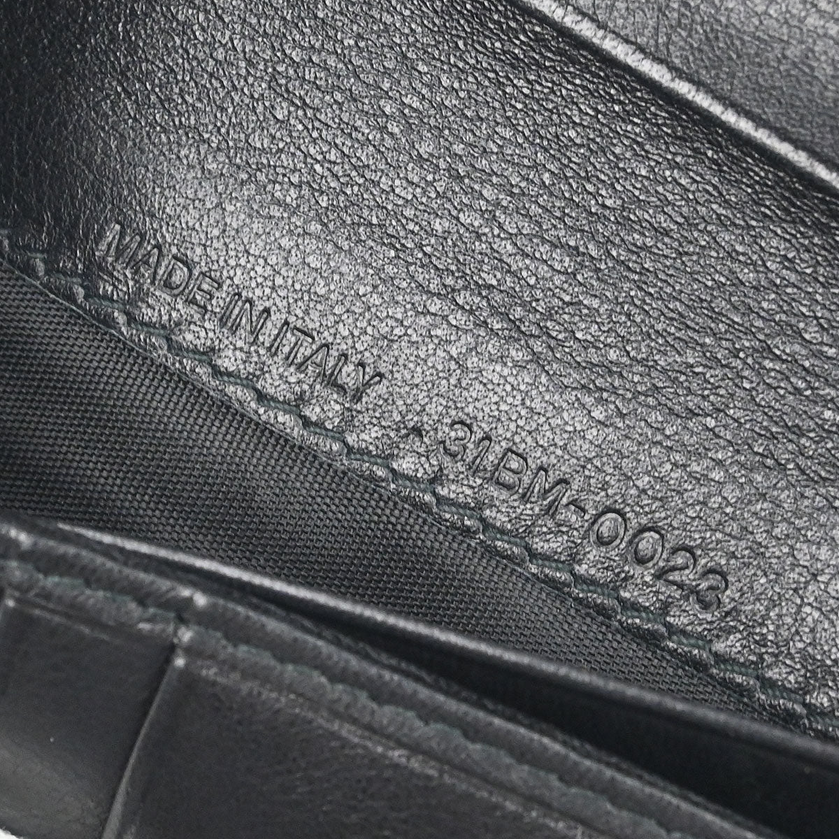 Christian Dior Black Leather Admit It Wallet