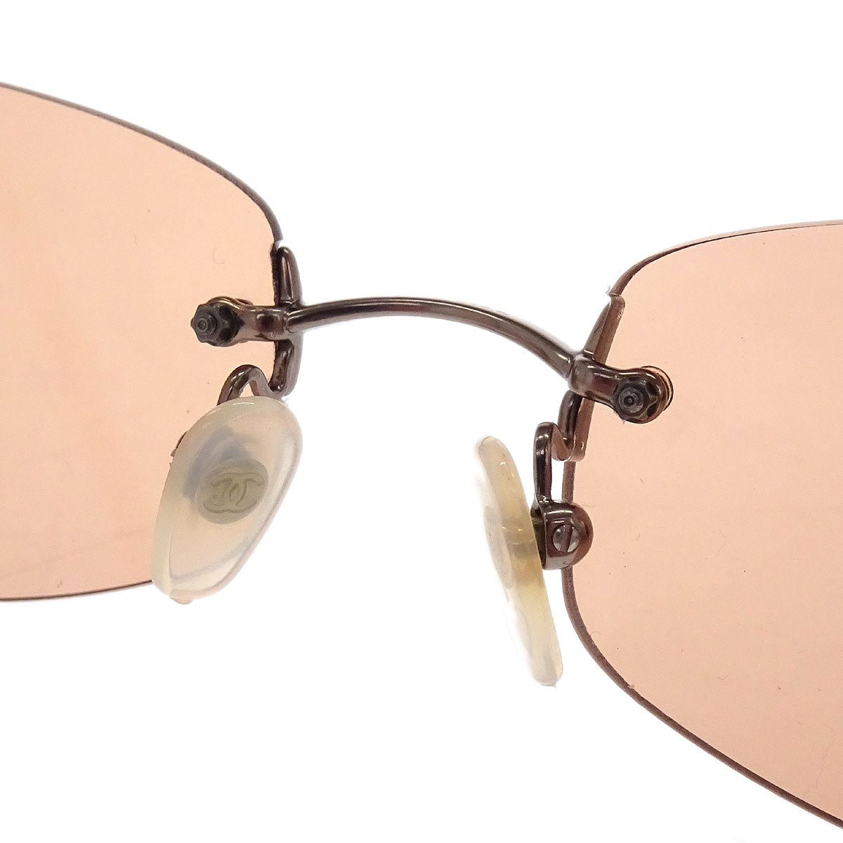 Chanel Sunglasses Eyewear Orange Small Good