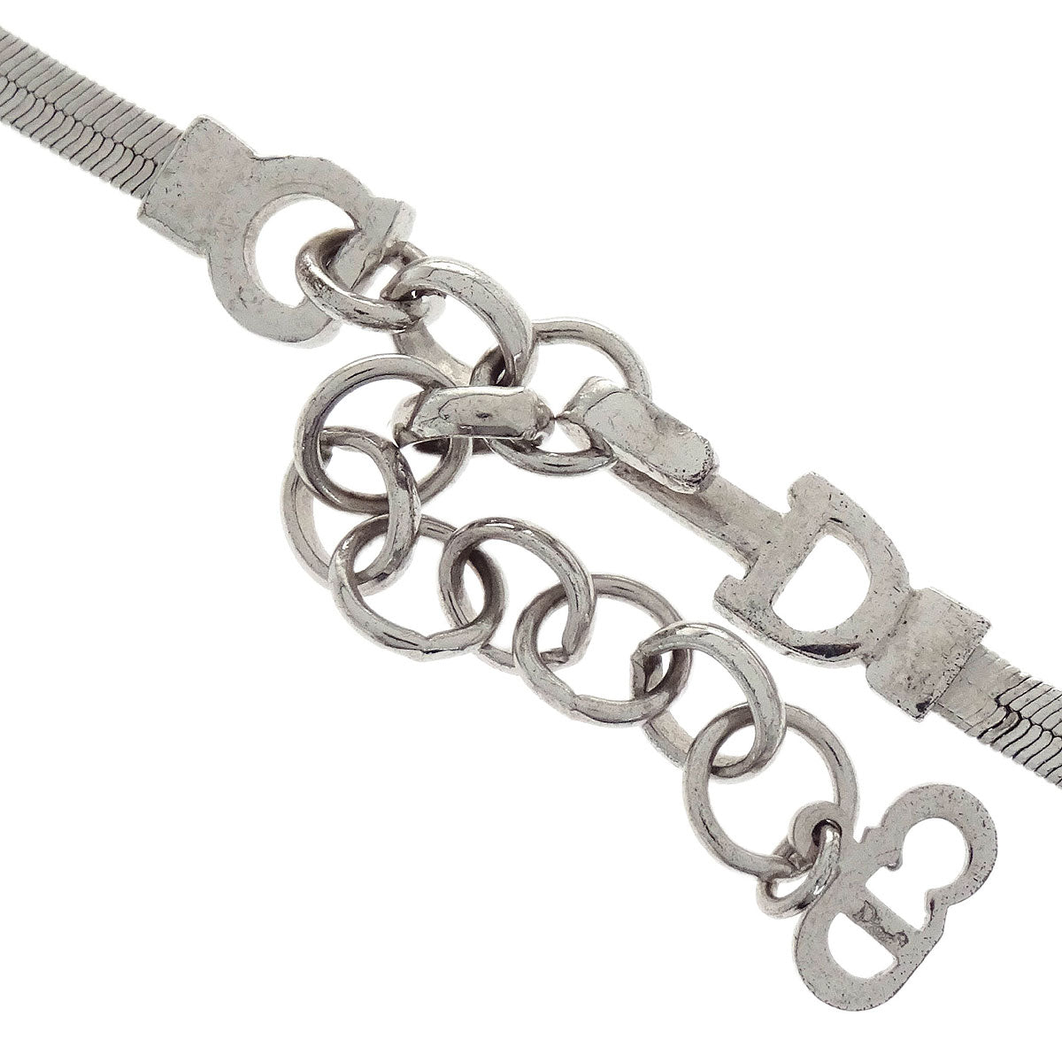 Christian Dior Necklace Pendant Silver