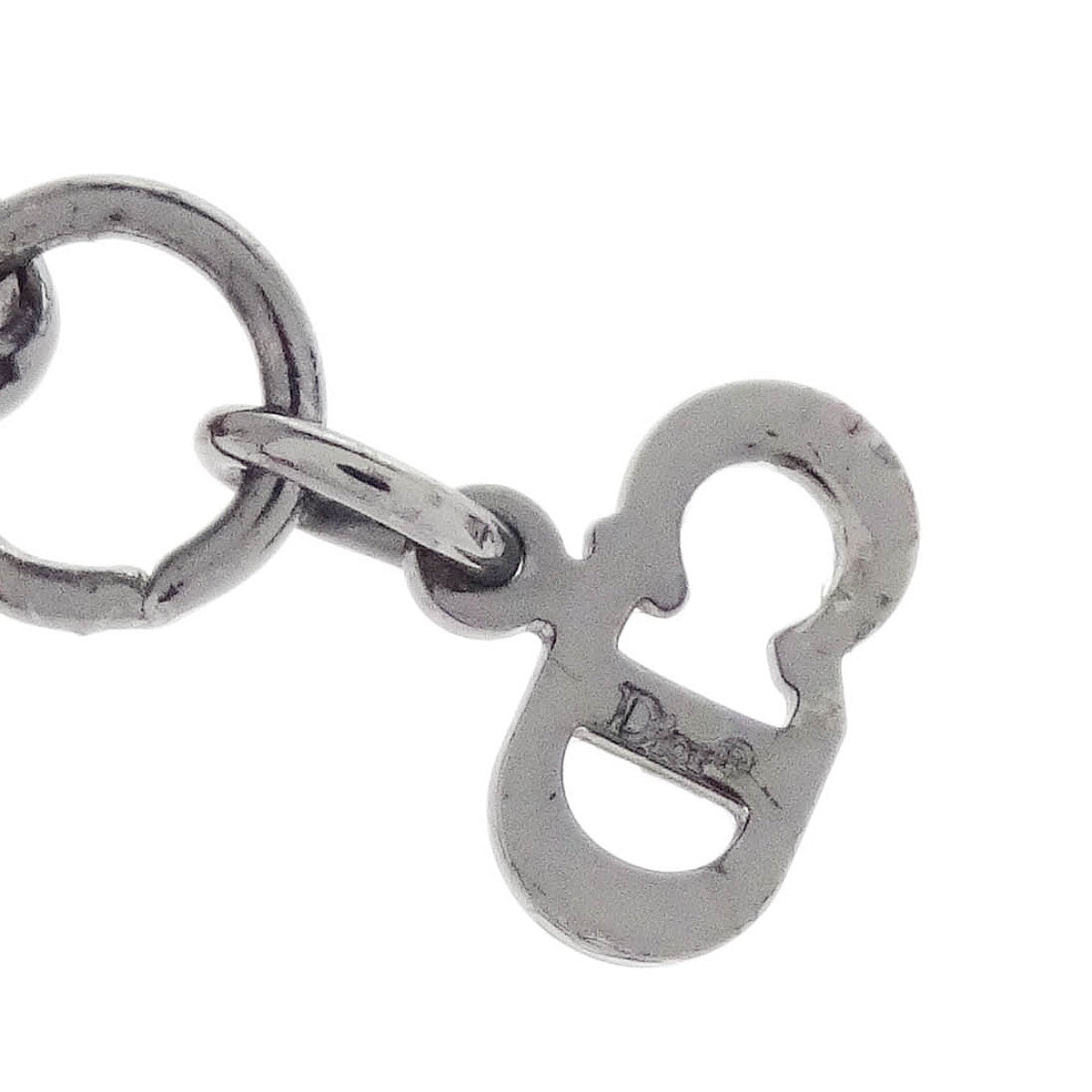 Christian Dior Necklace Pendant Silver