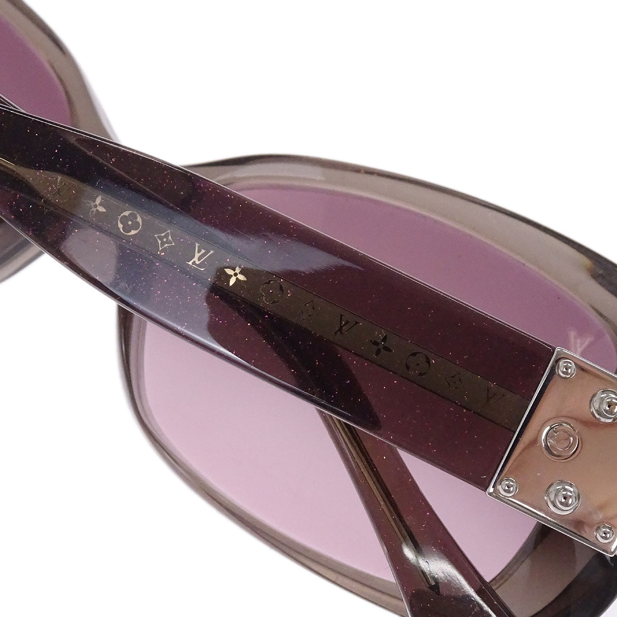 Louis Vuitton Sunglasses Eyewear Purple Brown Supson Small Good