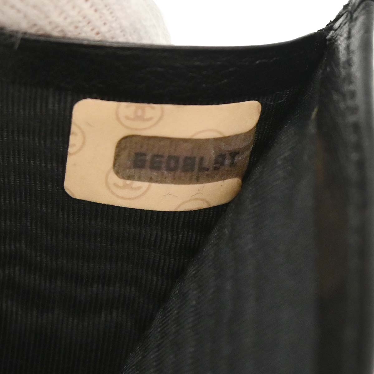 Chanel Black Lambskin Bicolore Wallet