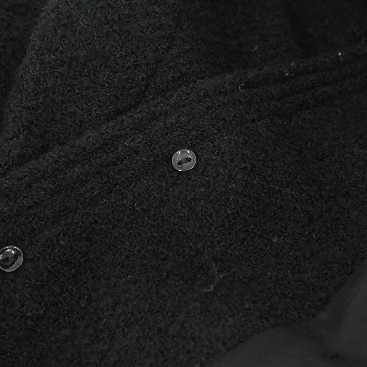 Chanel Single Breasted Jacket Black #38