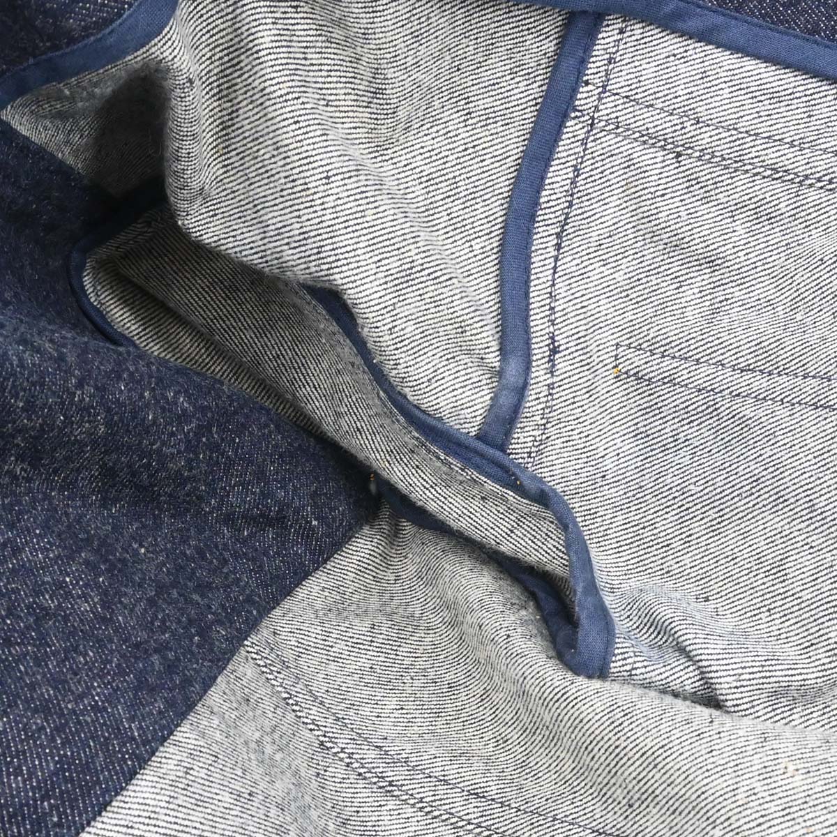 Chanel 1997 Short Sleeve Denim Jacket Indigo #40
