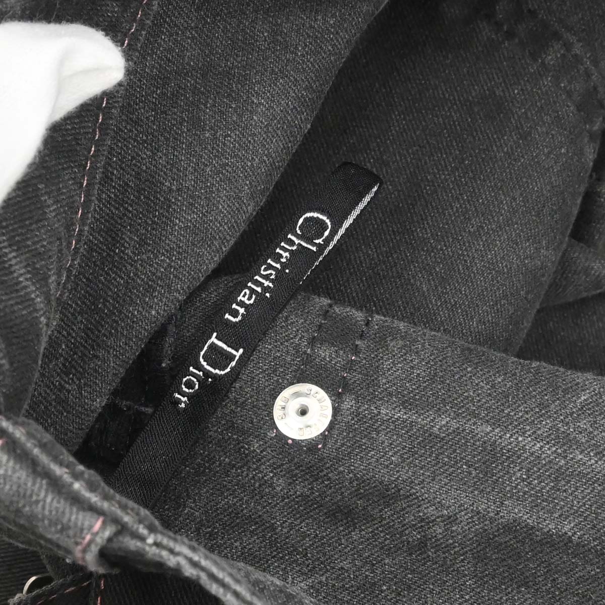 Christian Dior 2003 Denim Skirt Gray #36