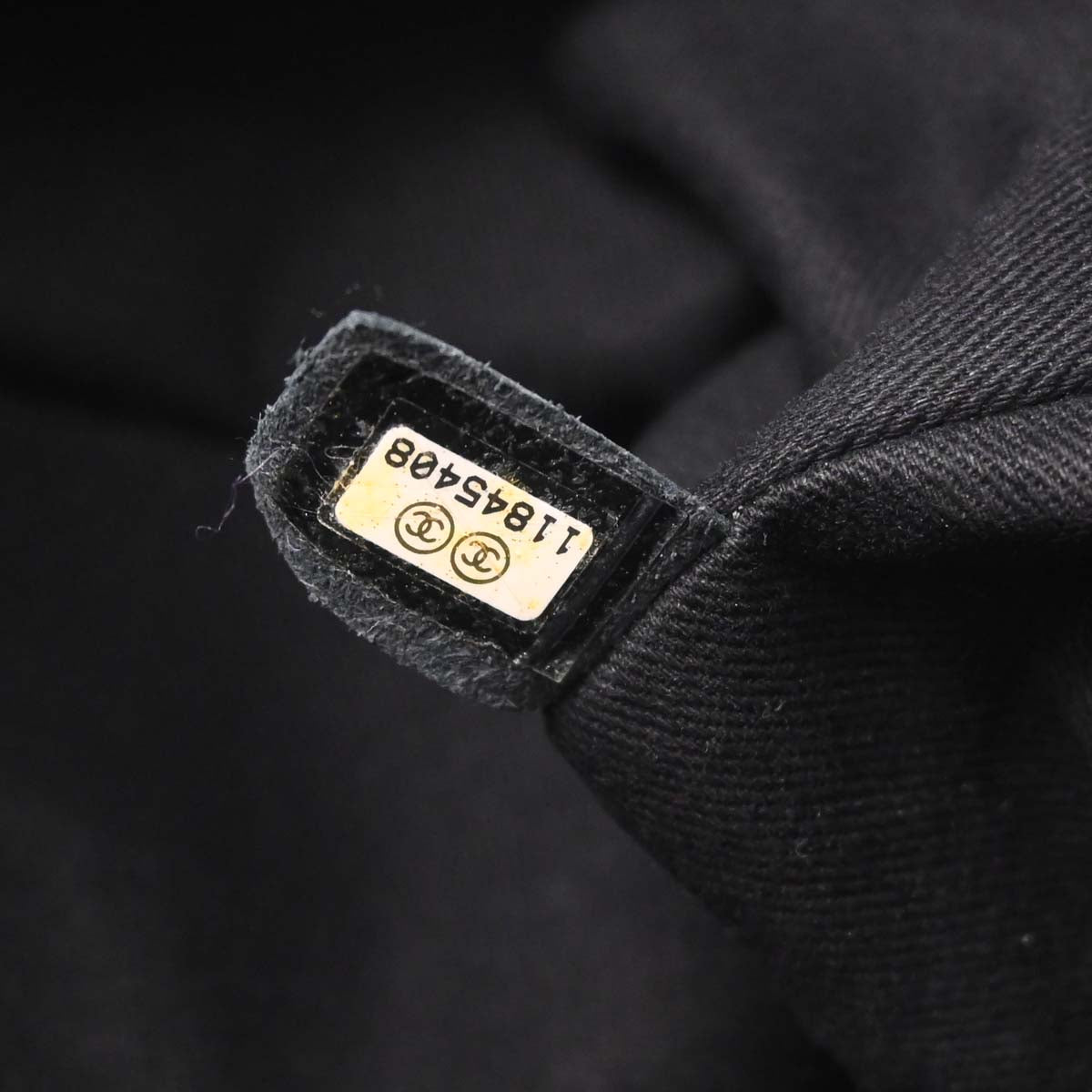 Chanel 2006-2008 Black Lambskin Icons Secret Label Flap Bag Shoulder Bag