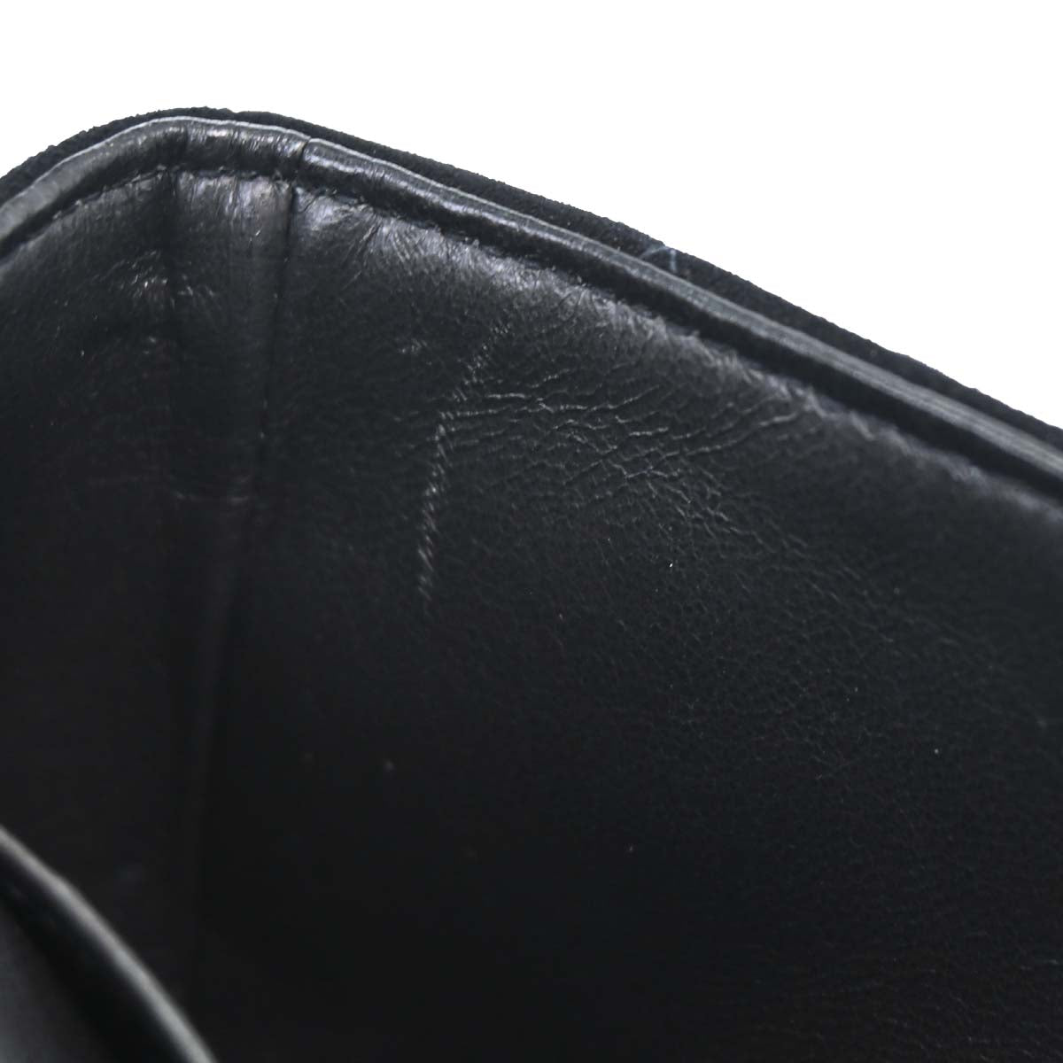 Chanel Black Suede Shoulder Bag