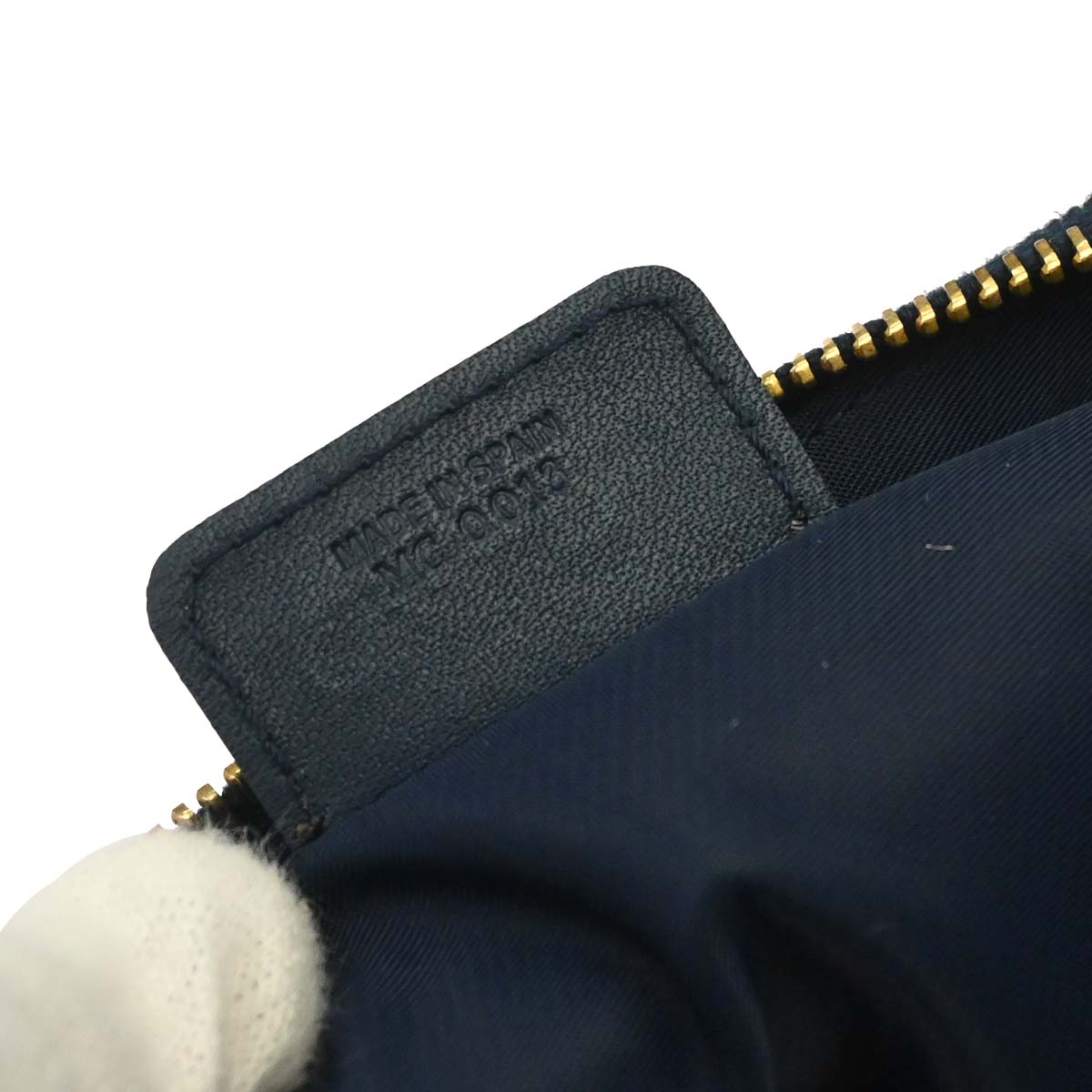 Christian Dior Navy Trotter Saddle Handbag