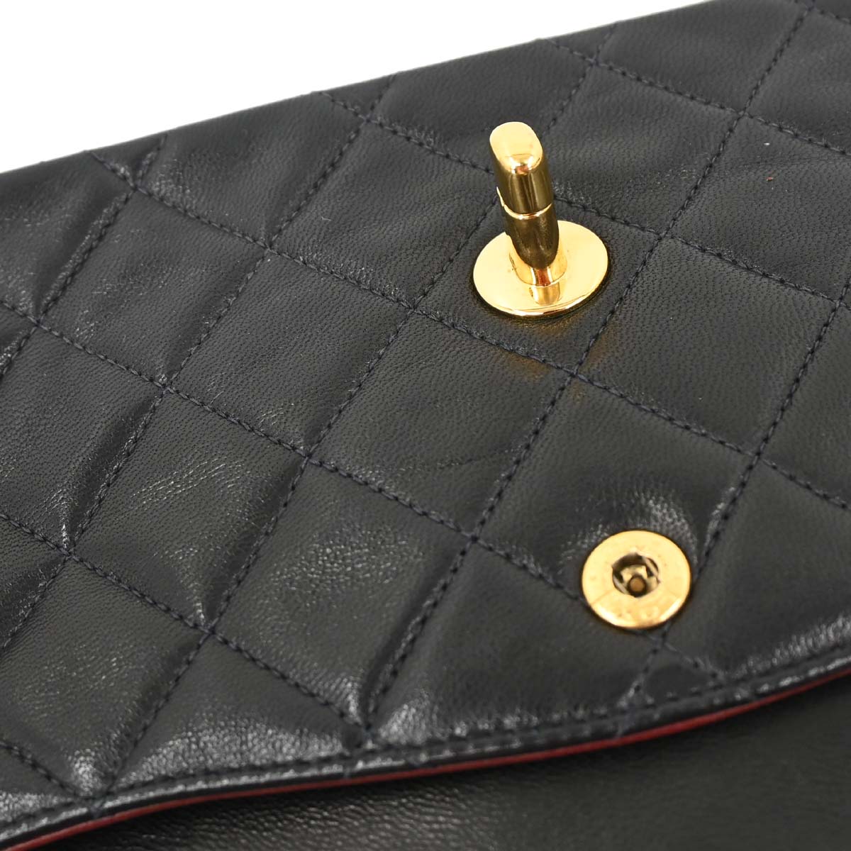 Chanel Black Lambskin Medium Classic Double Flap Shoulder Bag