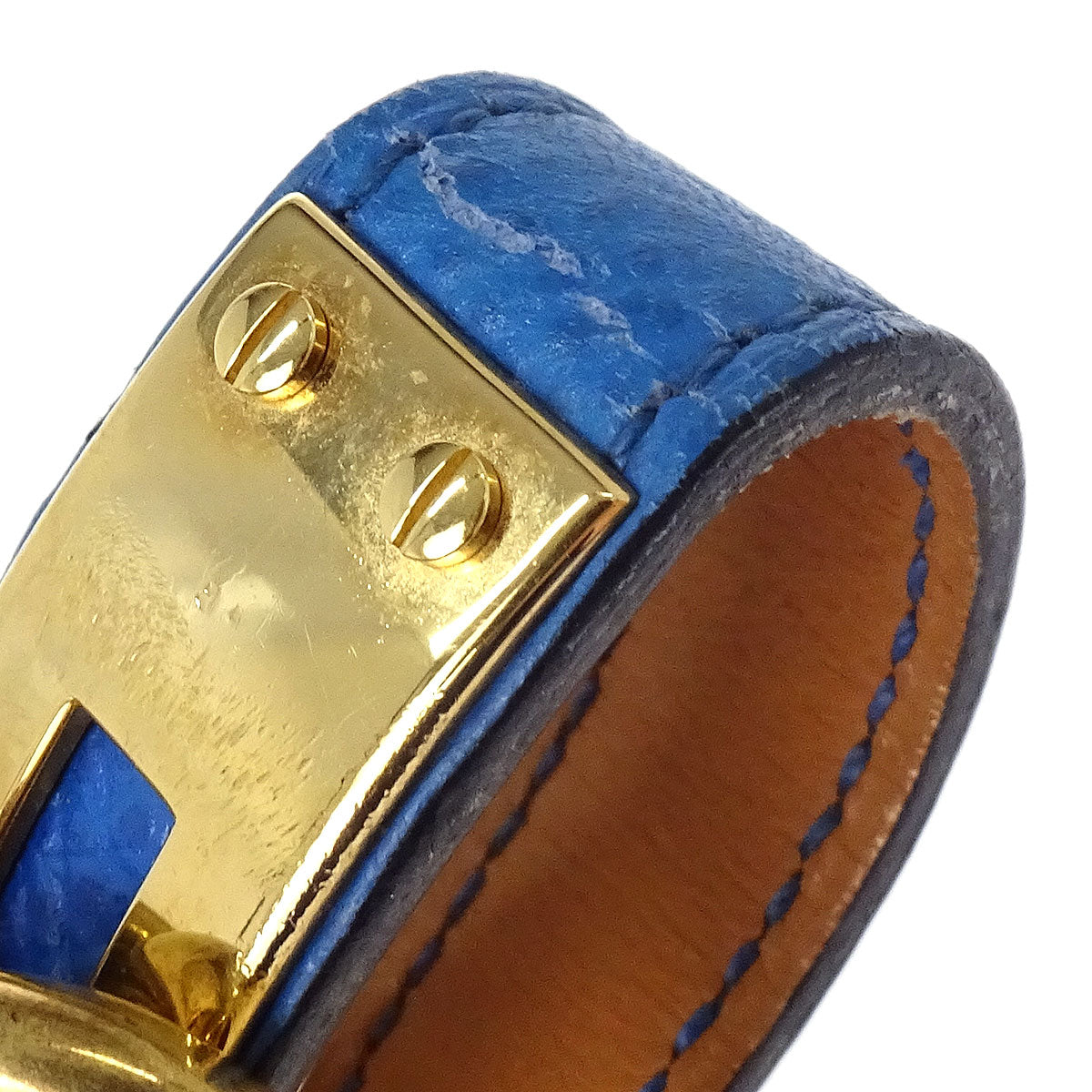 Hermes Kelly Watch Quartz Watch Blue Courchevel □A