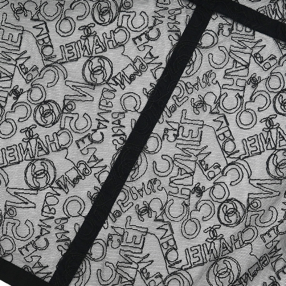 Chanel Lace Cardigan Black #38