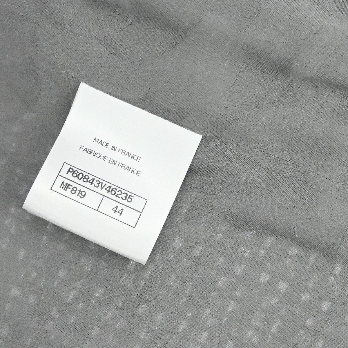 Chanel 2018-2019 Single Breasted Tweed Jacket Gray #44