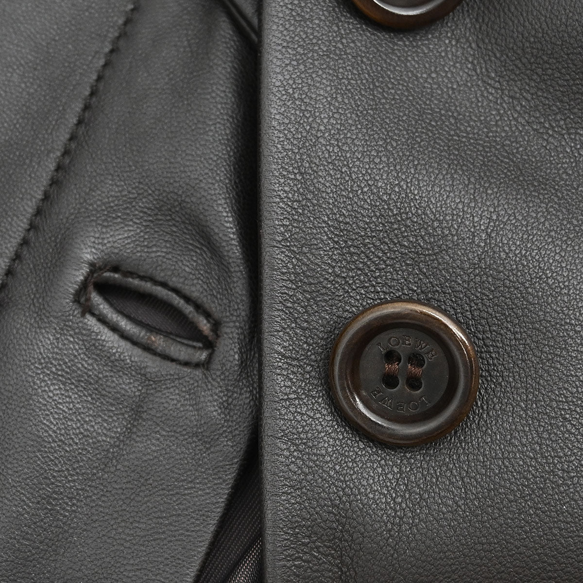 Loewe Single Breasted Jacket Brown #36