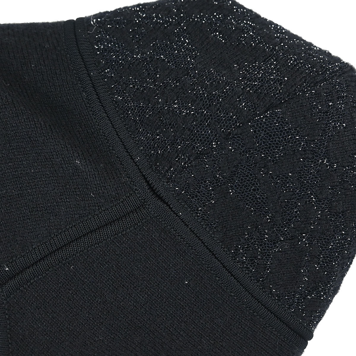 Chanel 2006 Sweater Top Black #34