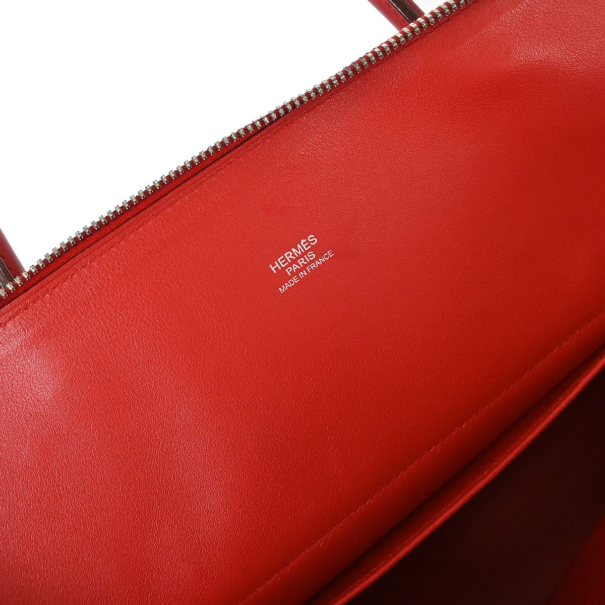 Hermes Vermilion Swift Bolide 35 2way Shoulder Handbag