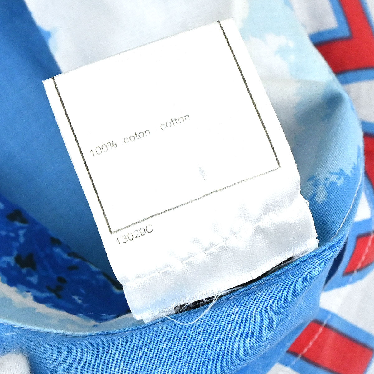 Chanel 2002 Surf Line Short Sleeve Shirt Top Blue #36