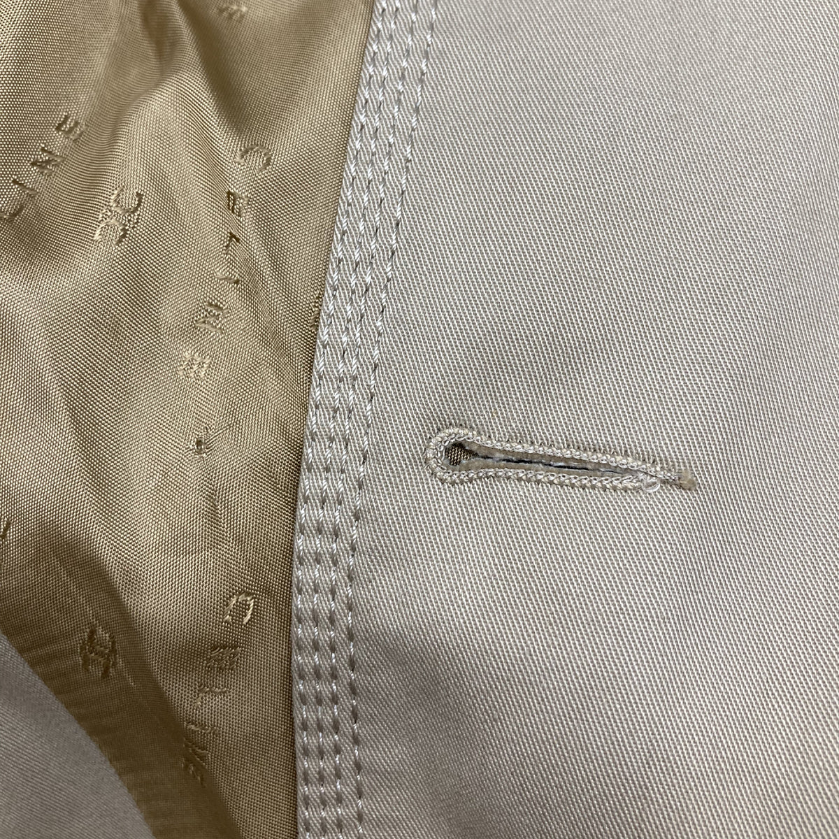 Celine Trench Coat Beige Ravel #38