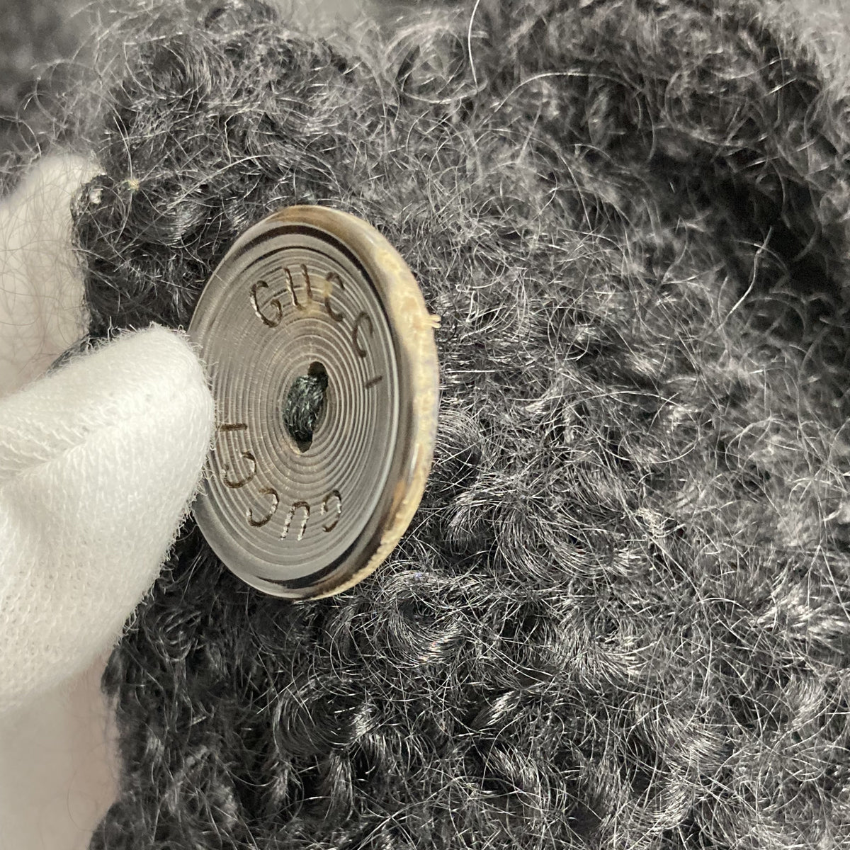 Gucci 1995 Mohair Jacket Black #38