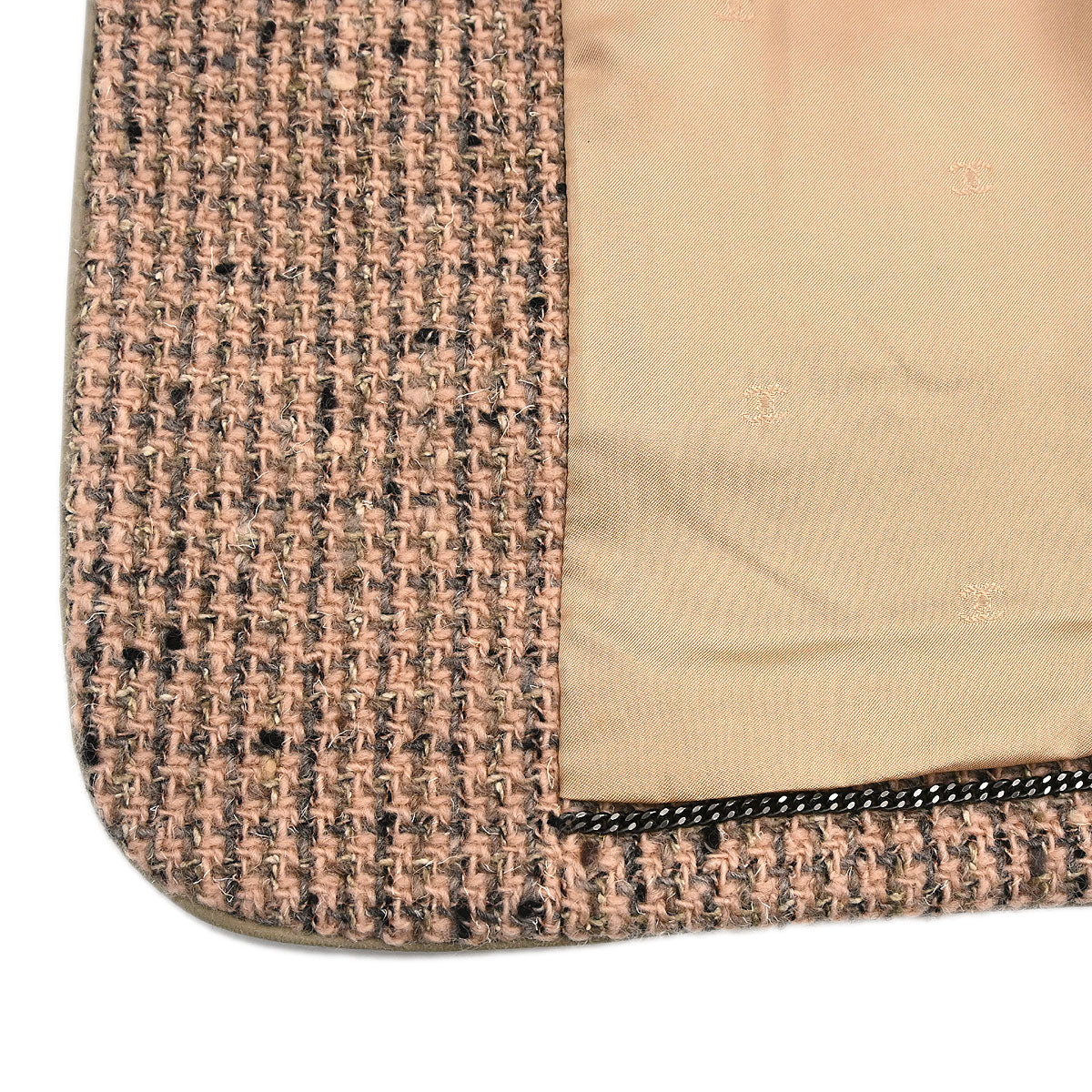 Chanel 1997 Tweed Single Breasted Jacket Pink #36