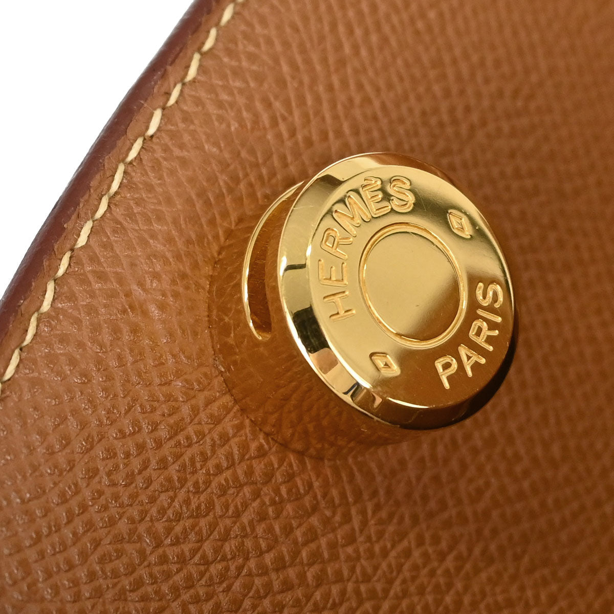 Hermes 2000 Gold Courchevel Dalvy 30 MM Handbag