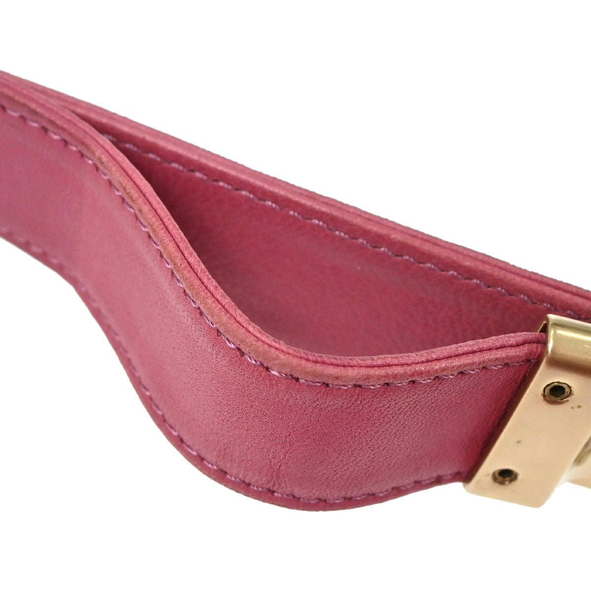 Chanel 2003-2004 Pink Lambskin Choco Bar Shoulder Bag