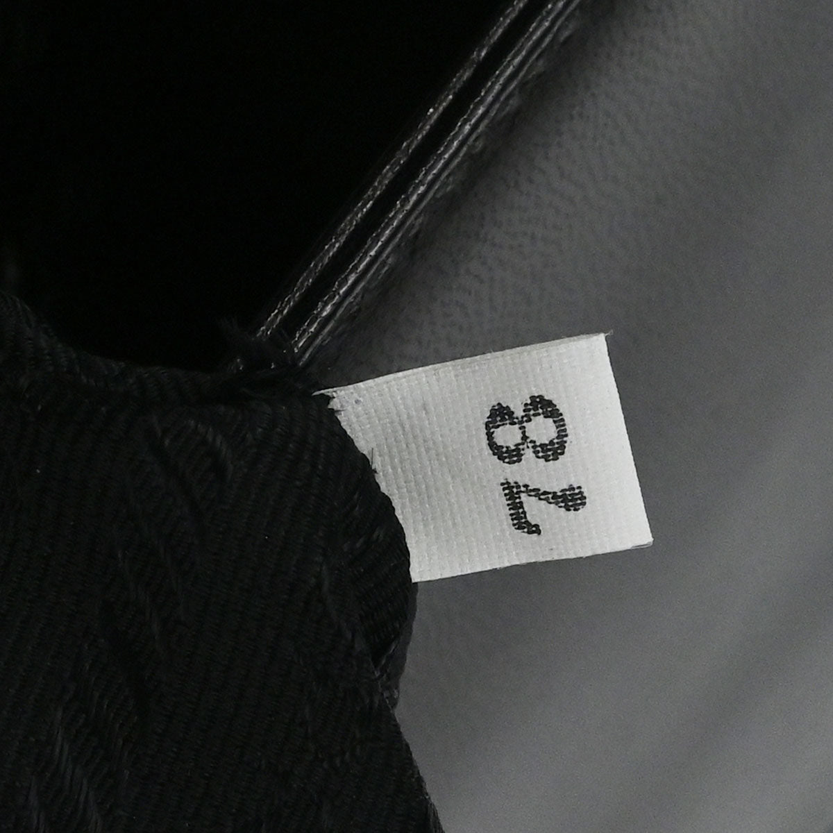 Prada Black Leather Acrylic Shoulder Bag