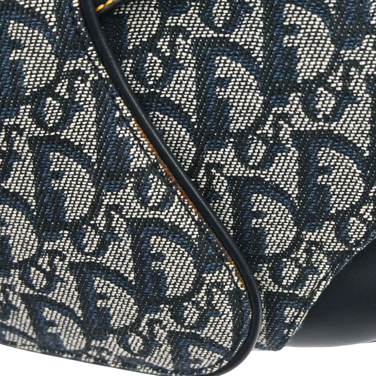 Christian Dior Navy Double Saddle Trotter Handbag