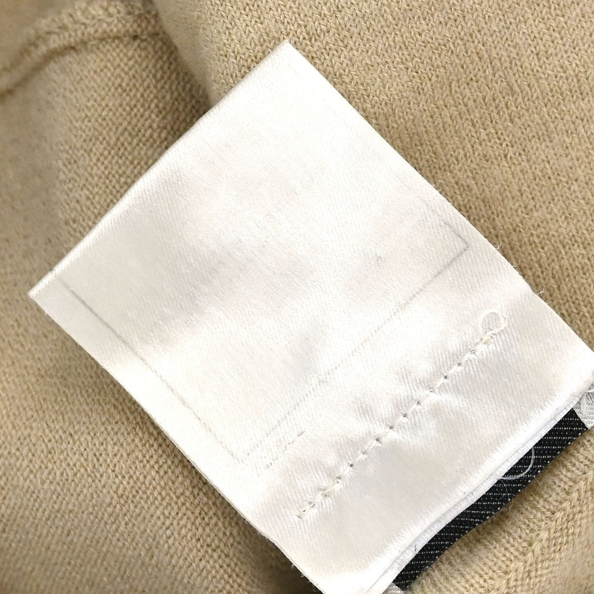 Chanel 2004 Turtleneck Sweater Knit Top Beige #42