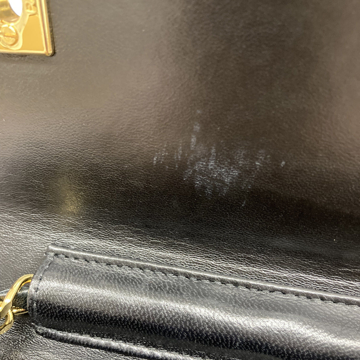 Chanel Black Lambskin Double Turnlock 2way Shoulder Handbag