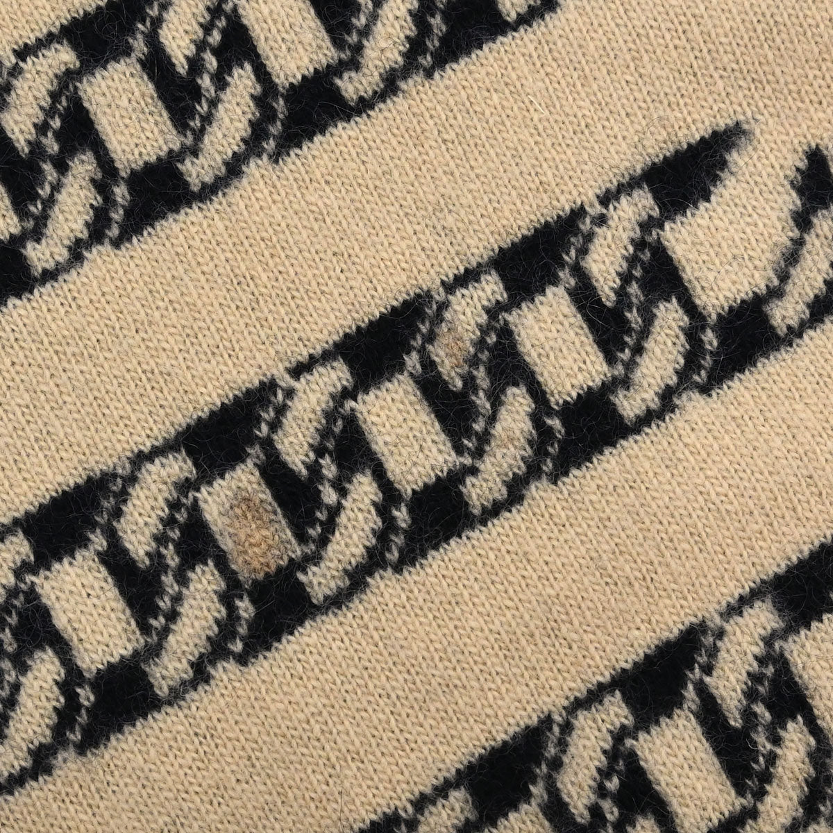 Chanel 2001 Sweater Knit Top Beige #42