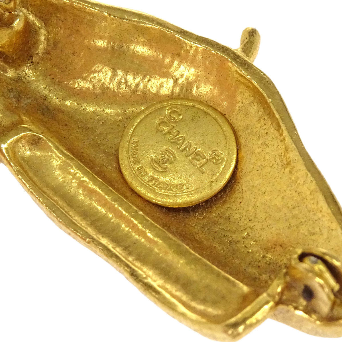 Chanel Gold Beret Brooch Pin