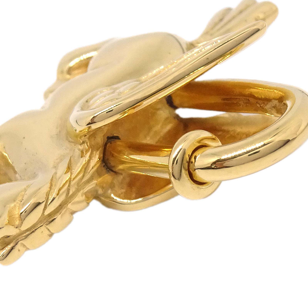 Hermes 1993 Le Cheval Pegasus Cadena Gold Small Good